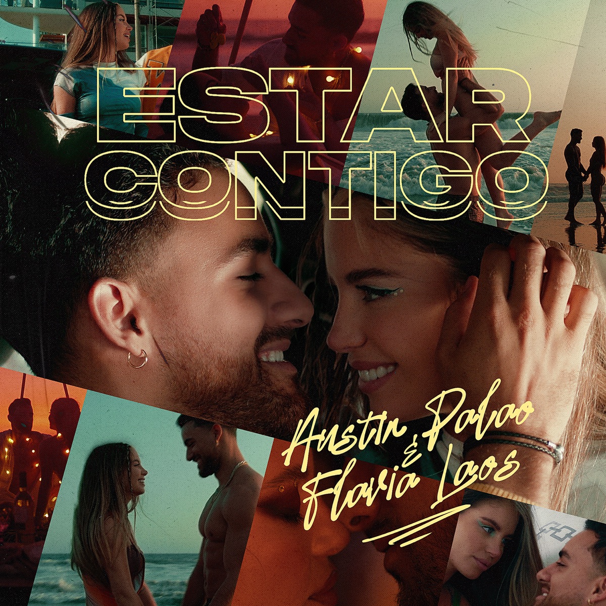 Estar Contigo - Single by Austin Palao & Flavia Laos album cover