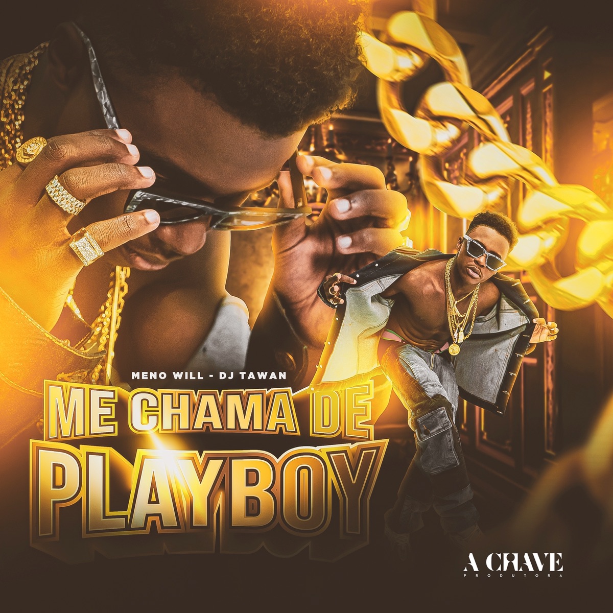 Me Chama de Playboy - Single by Meno Will & DJ Tawan album cover