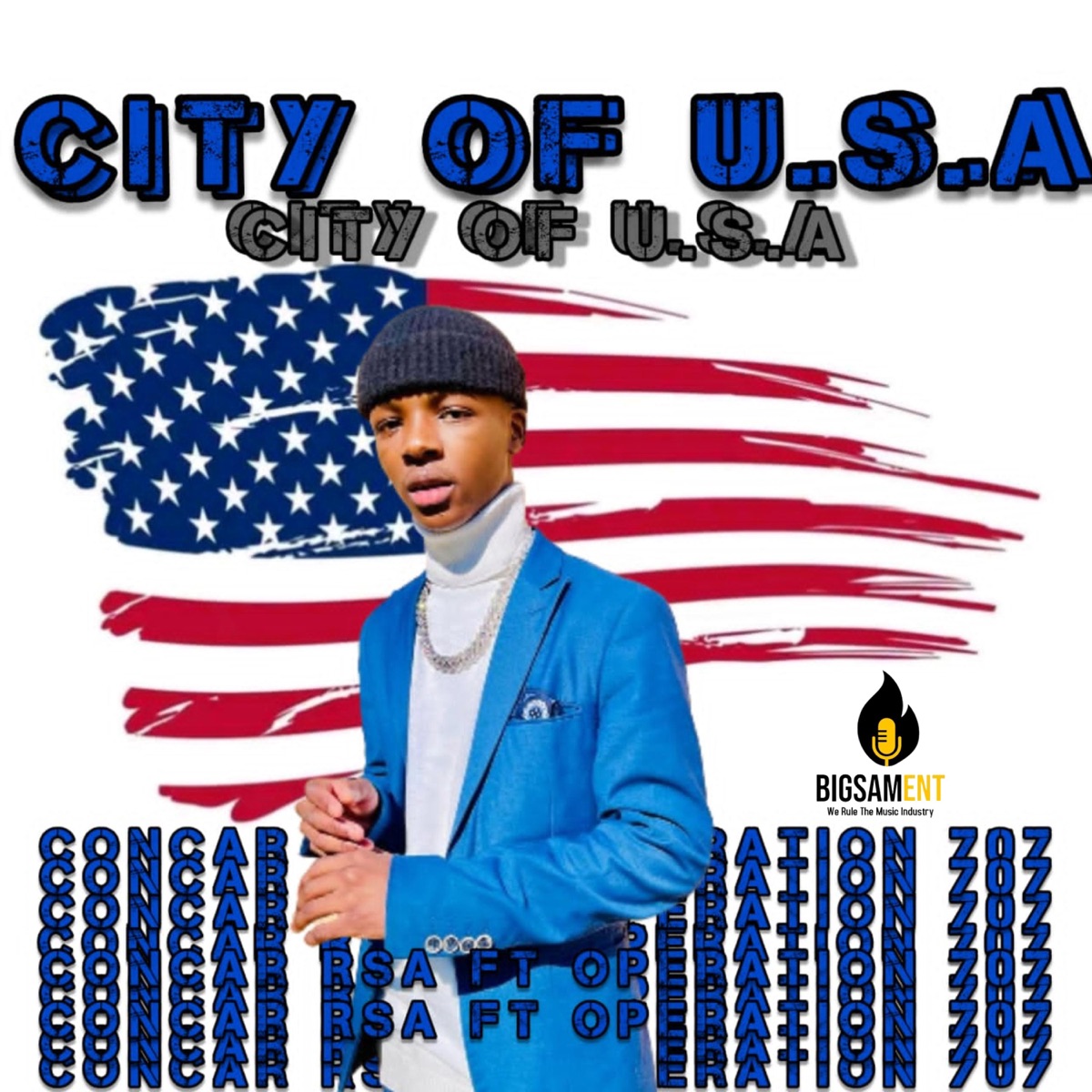 City of Usa (feat. Operation 707 & Concar Rsa) - Single by Bigsam Entertainment Rsa album cover