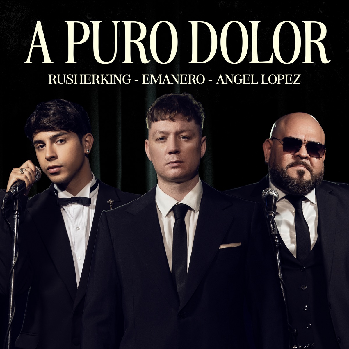 A PURO DOLOR - Single by Emanero, Rusherking & Angel Lopez album cover
