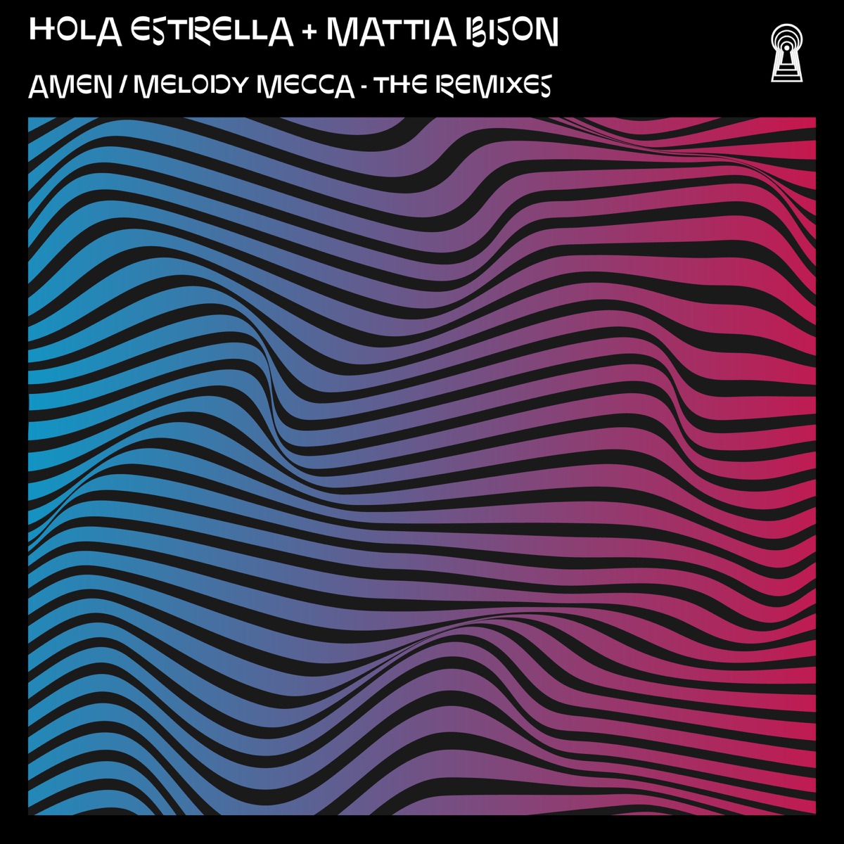 Amen / Melody Mecca (The Remixes) - EP by Hola Estrella & Mattia Bison album cover