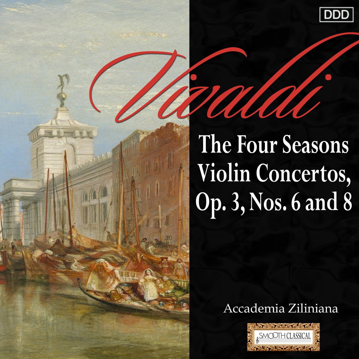 Vivaldi: The 4 Seasons - Violin Concertos, Op. 3, Nos. 6 and 8 by Accademia Ziliniana & Jindrich Pazdera album cover