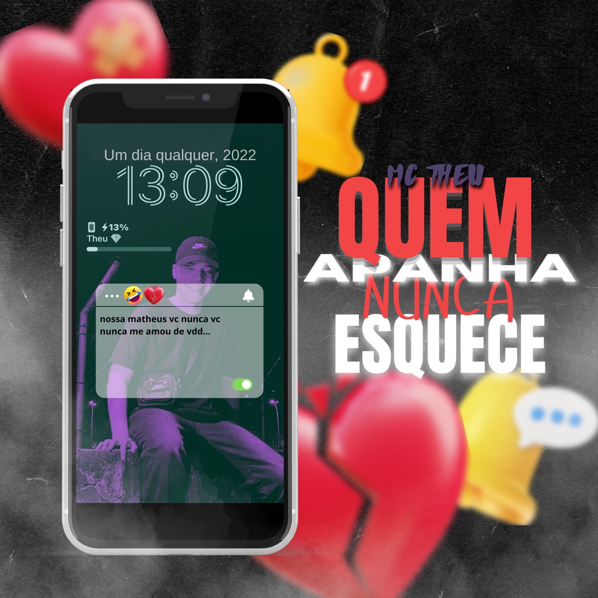 Quem Apanha Nunca Esquece - Single by MC THEU & DJ Menor PR album cover
