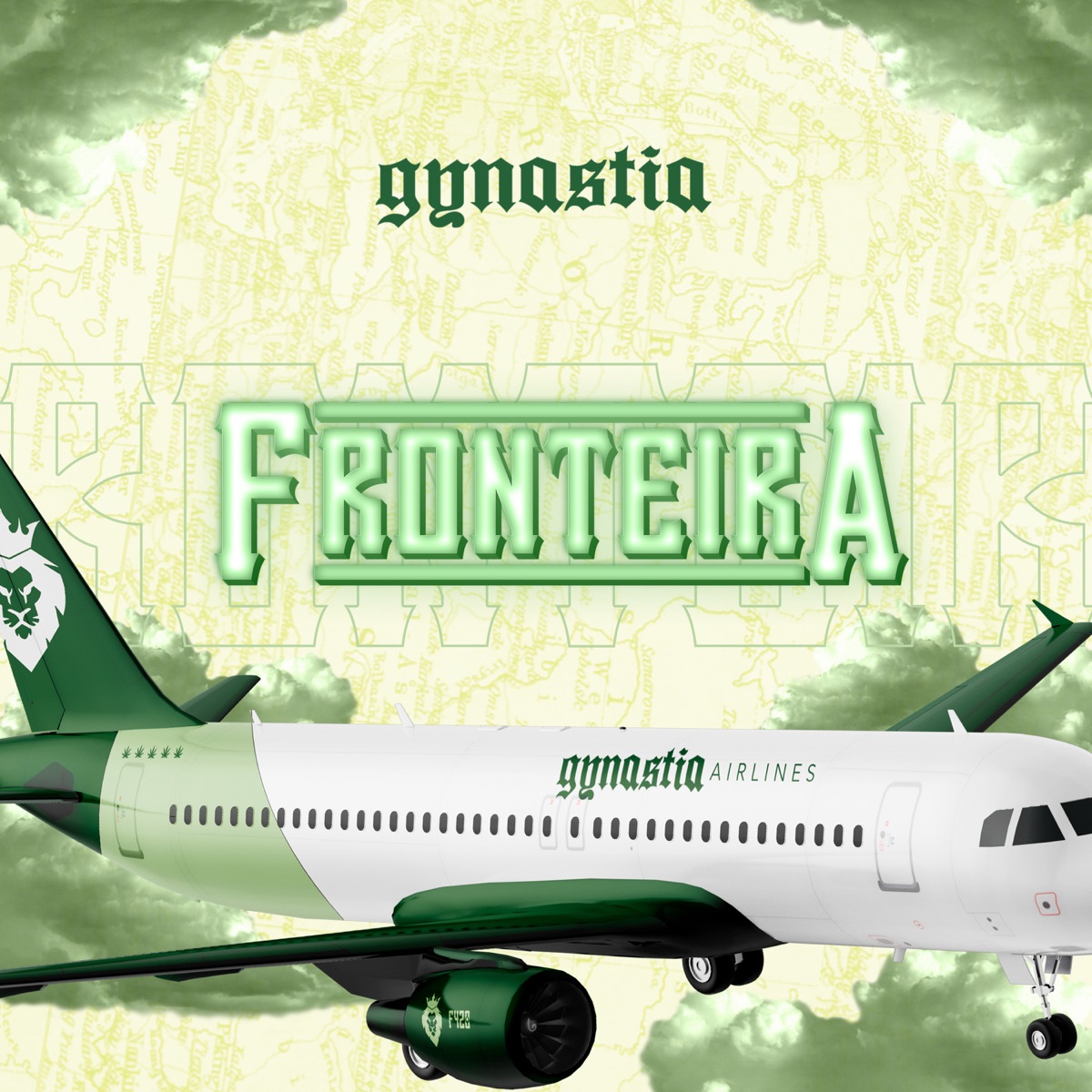 Fronteira (feat. PKN) - Single by Gynastia & Matheuszin no beat album cover
