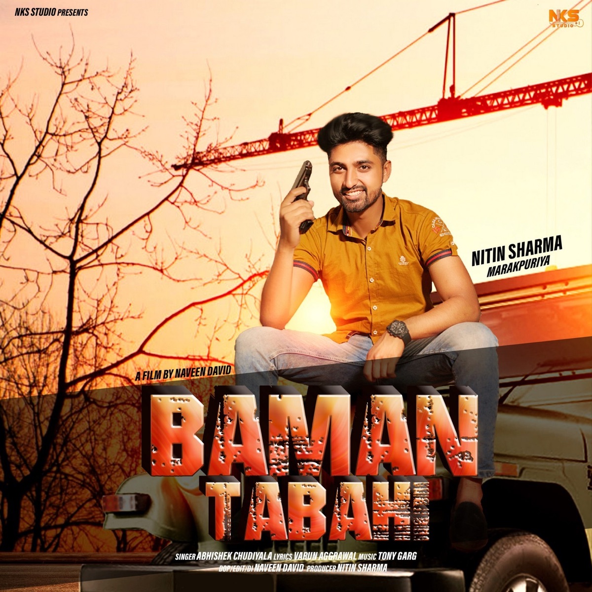 Baman Tabahi - Single by Abhishek Chudiyala & Nitin Sharma album cover