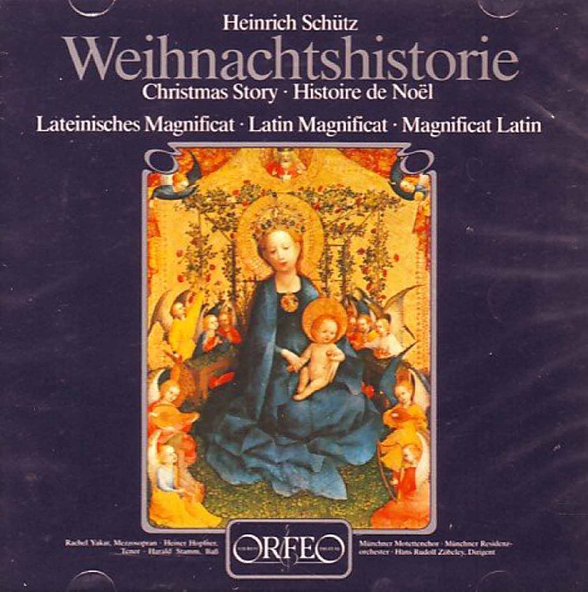 Schütz: Weihnachtshistorie (Christmas Story), SWV 435 by Bavarian State Orchestra, Münchner MotettenChor & Hans Rudolf Zöbeley album cover