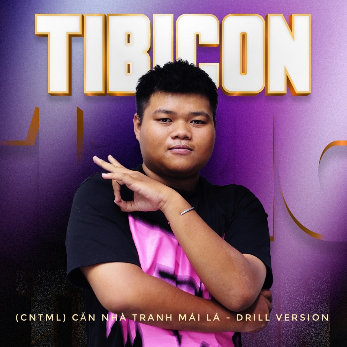 (CNTML) CĂN NHÀ TRANH MÁI LÁ [Drill] (feat. ViC Flow) - Single by Tibicon album cover