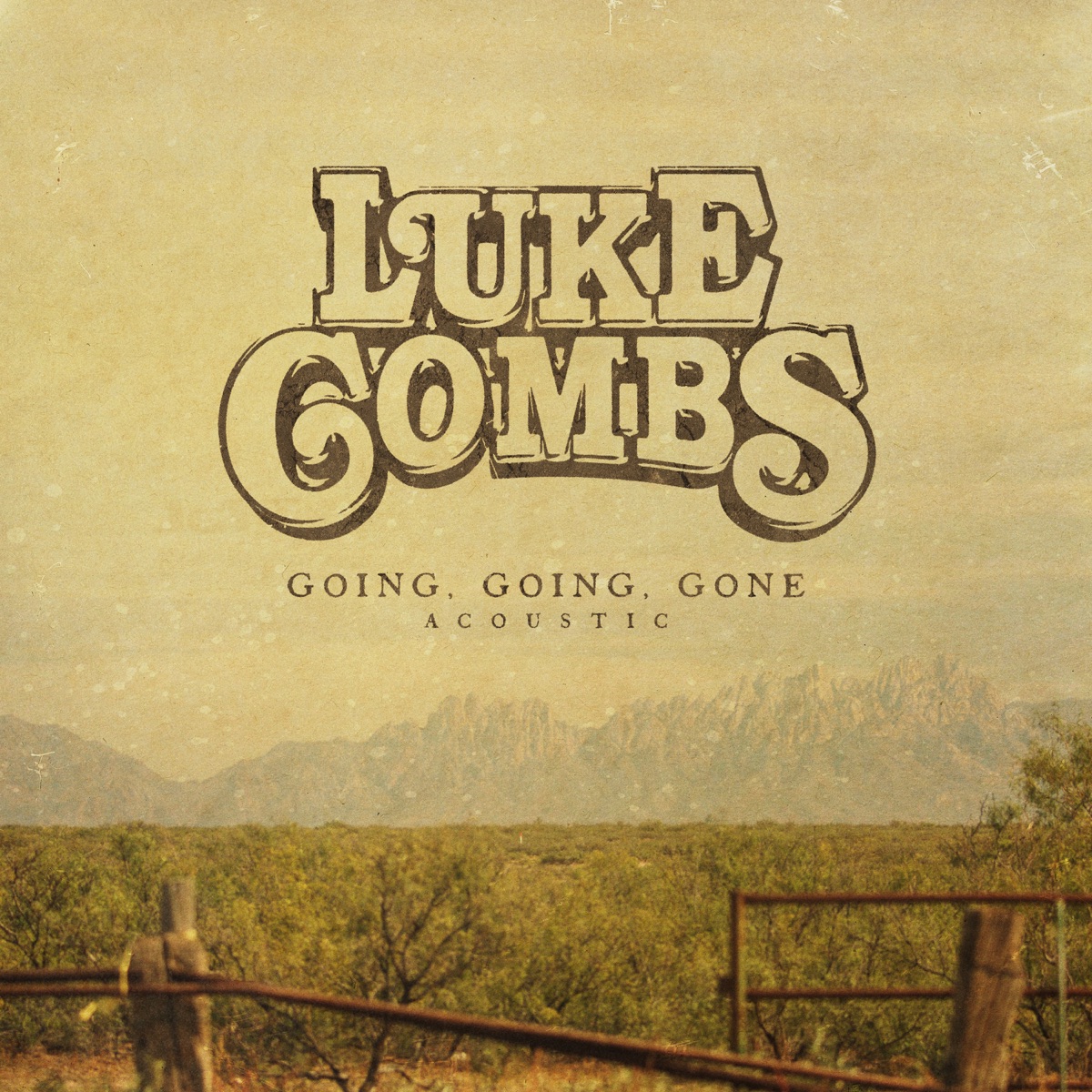 Going, Going, Gone (Acoustic) - Single by Luke Combs album cover artwork