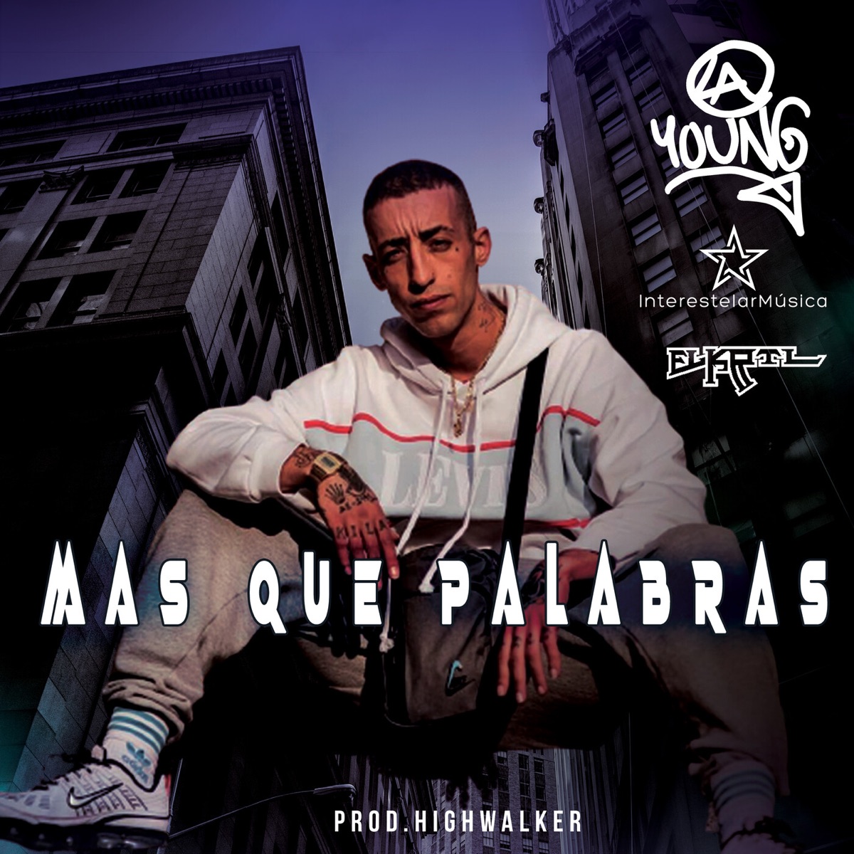 Más Que Palabras - Single by LA Young album cover