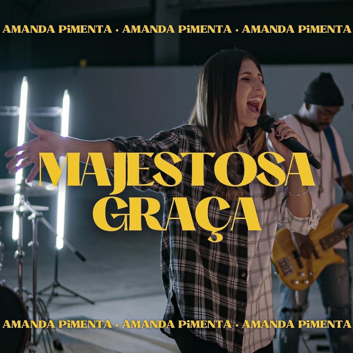 Majestosa Graça - Single by Amanda Pimenta album cover