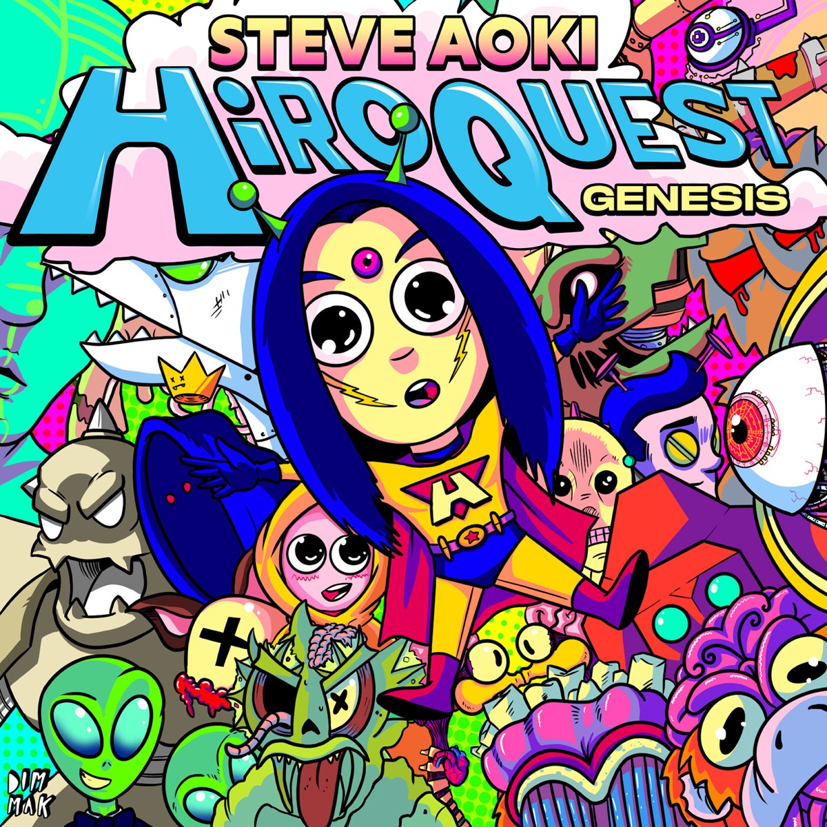 HiROQUEST: Genesis by Steve Aoki album cover