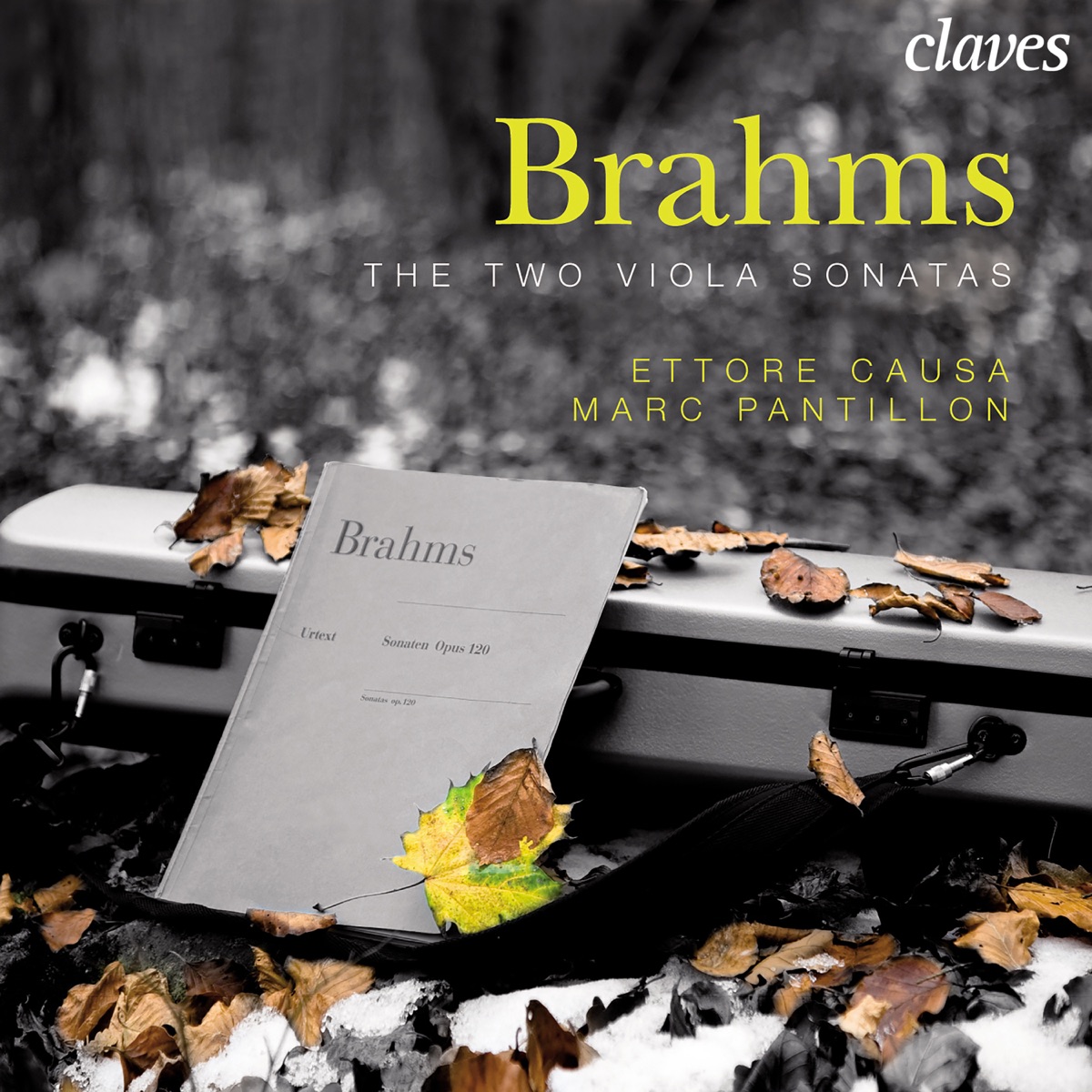 Brahms: Six Lieder, arrangement for Viola and Piano - The Two Viola Sonatas by Ettore Causa & Marc Pantillon album cover