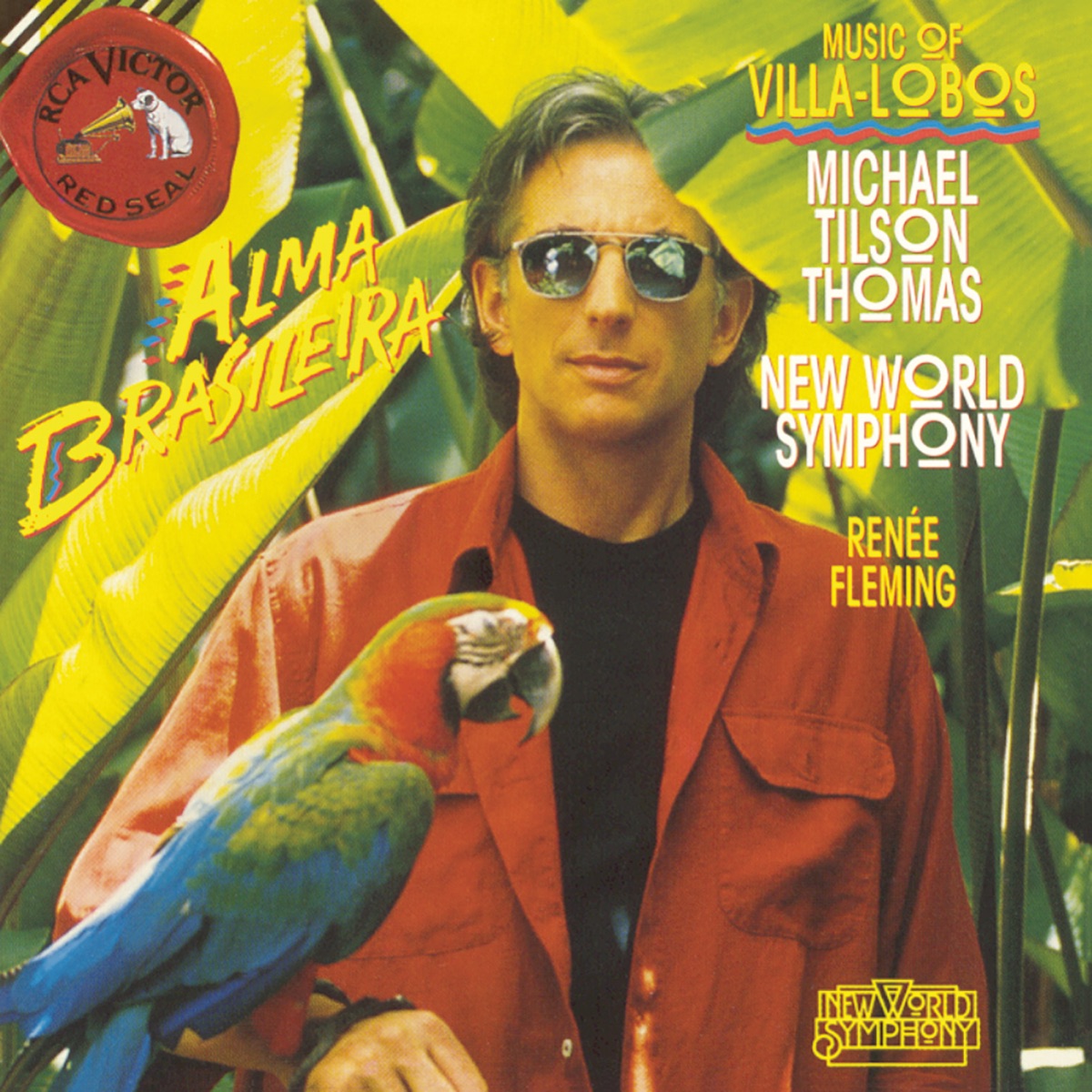 Alma Brasileira: Music of Villa Lobos by Michael Tilson Thomas & New World Symphony album cover
