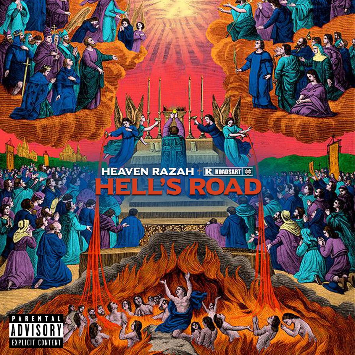 Hell's Road by Heaven Razah album cover