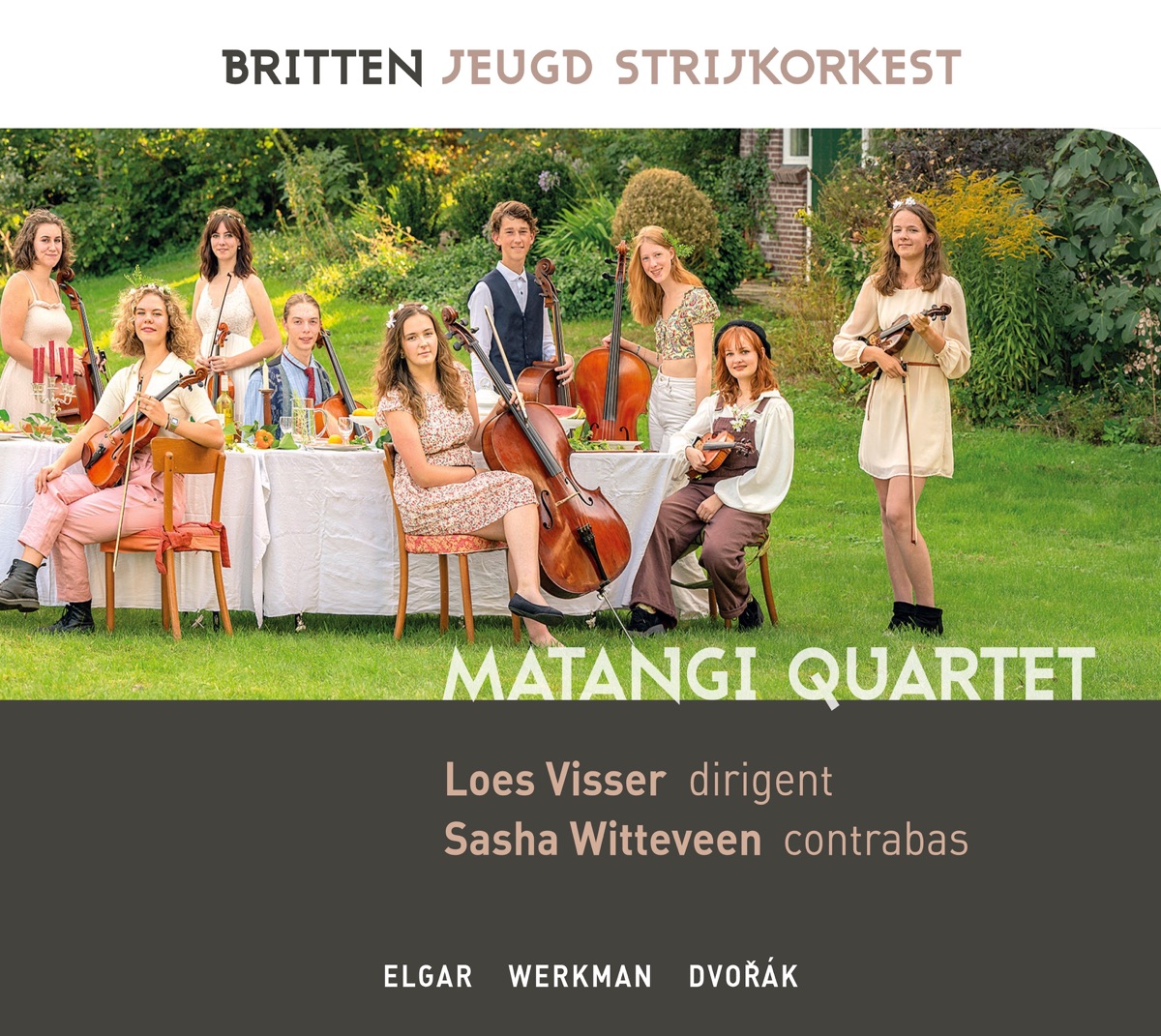 Britten 2021 by Britten Jeugd Strijkorkest, Matangi Quartet, Sasha Wittenveen & Loes Visser album cover