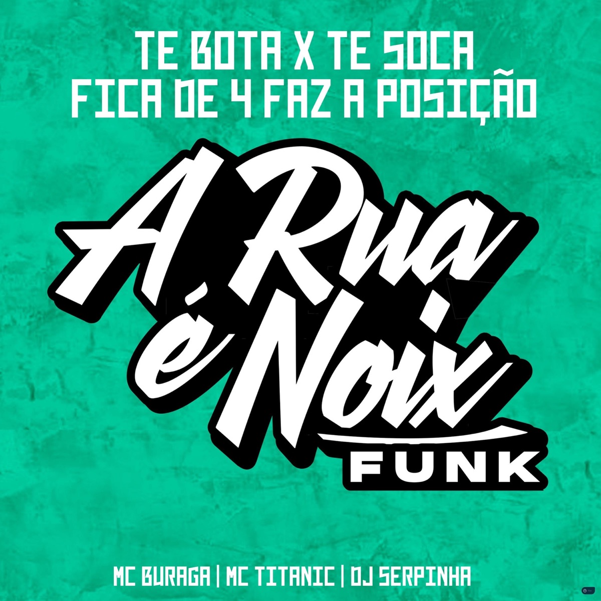 Te Bota X Te Soca Fica de 4 Faz a Posição (feat. MC Buraga, MC Titanic & Dj Serpinha) - Single by A RUA É NOIX FUNK album cover