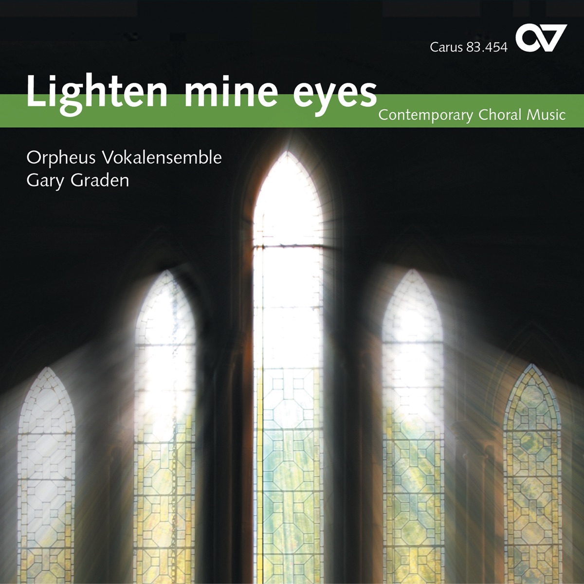 Lighten mine eyes – Contemporary Choral Music by Orpheus Vokalensemble & Gary Graden album cover