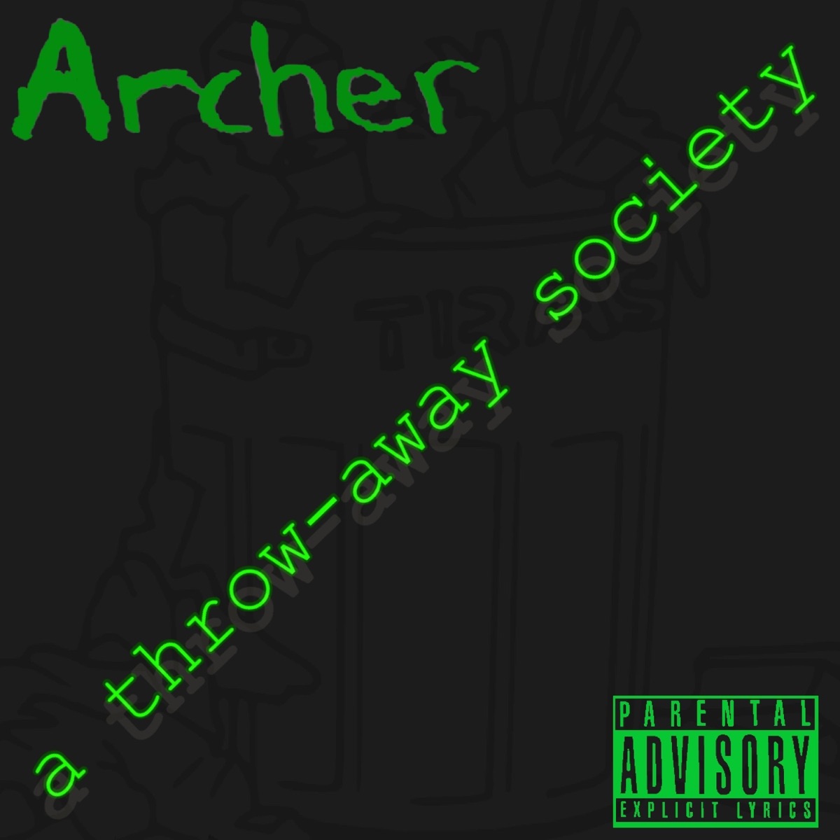 A Throw-away Society by Archer album cover