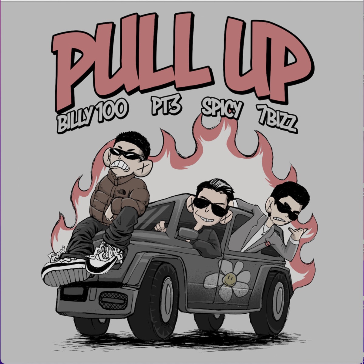 Pull Up - Single by PT3, BILLY100, Spicy & 7Bizz album cover