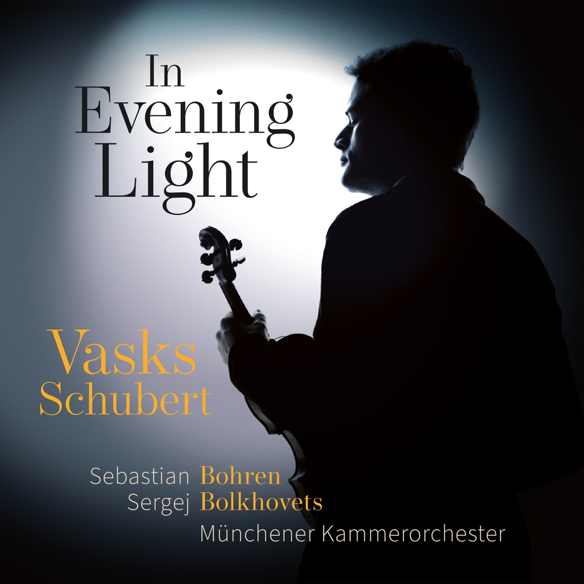 In Evening Light: Vasks • Schubert by Sebastian Bohren, Munich Chamber Orchestra & Sergej Bolkhovets album cover