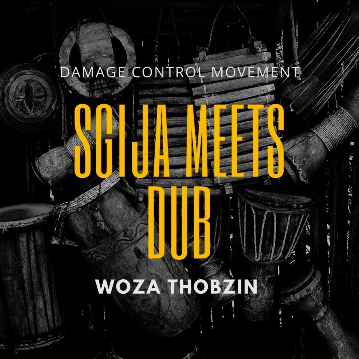 Sgija Meets Dub EP by Woza Thobzin album cover