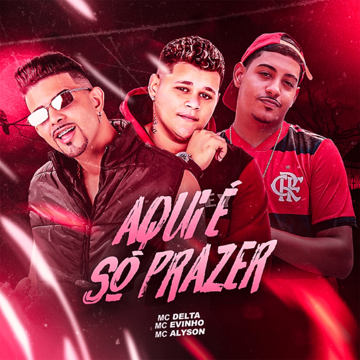 Aqui É Só Prazer (feat. Mc Alysson) - Single by MC Delta & MC Evinho album cover