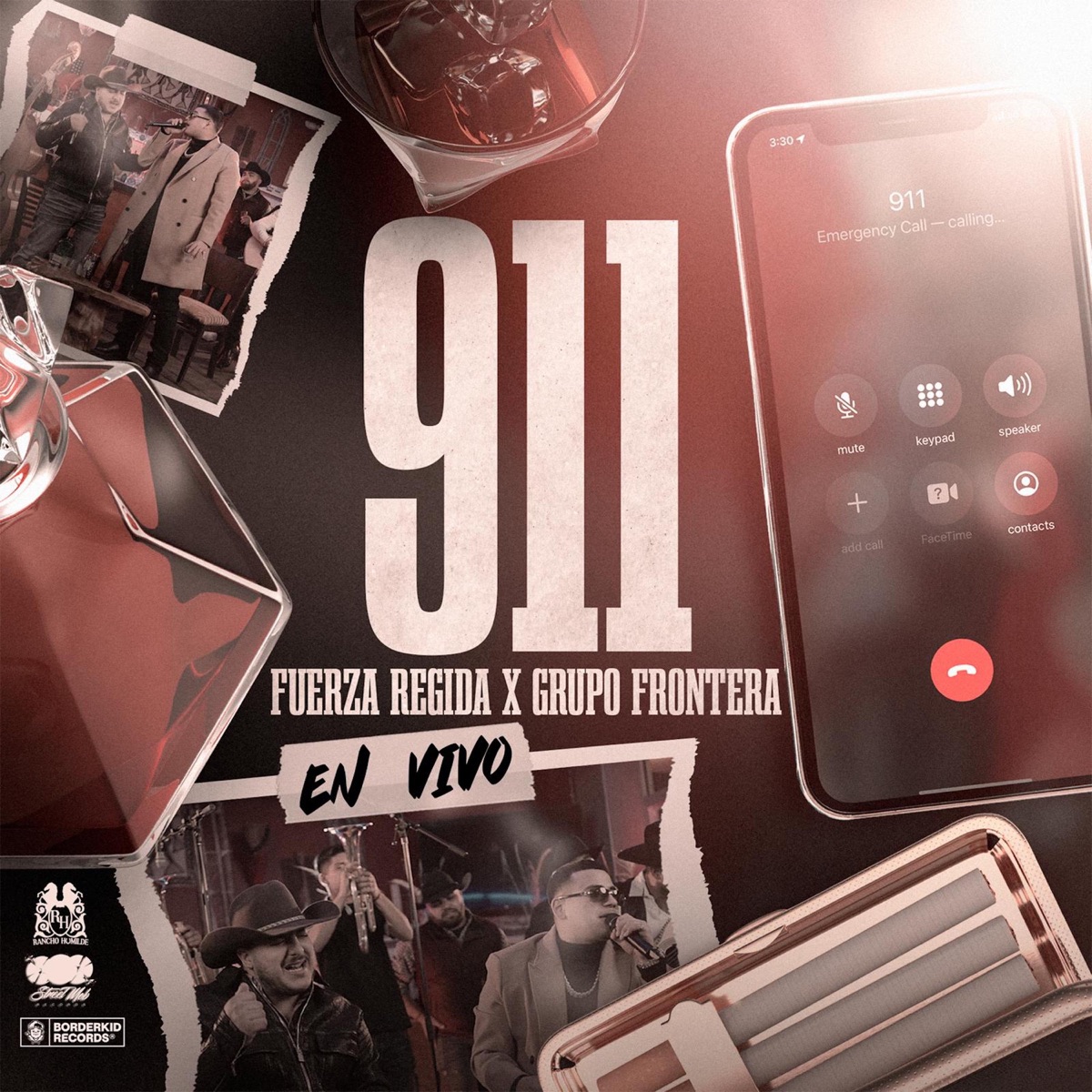 911 (En Vivo) - Single by Fuerza Regida & Grupo Frontera album cover