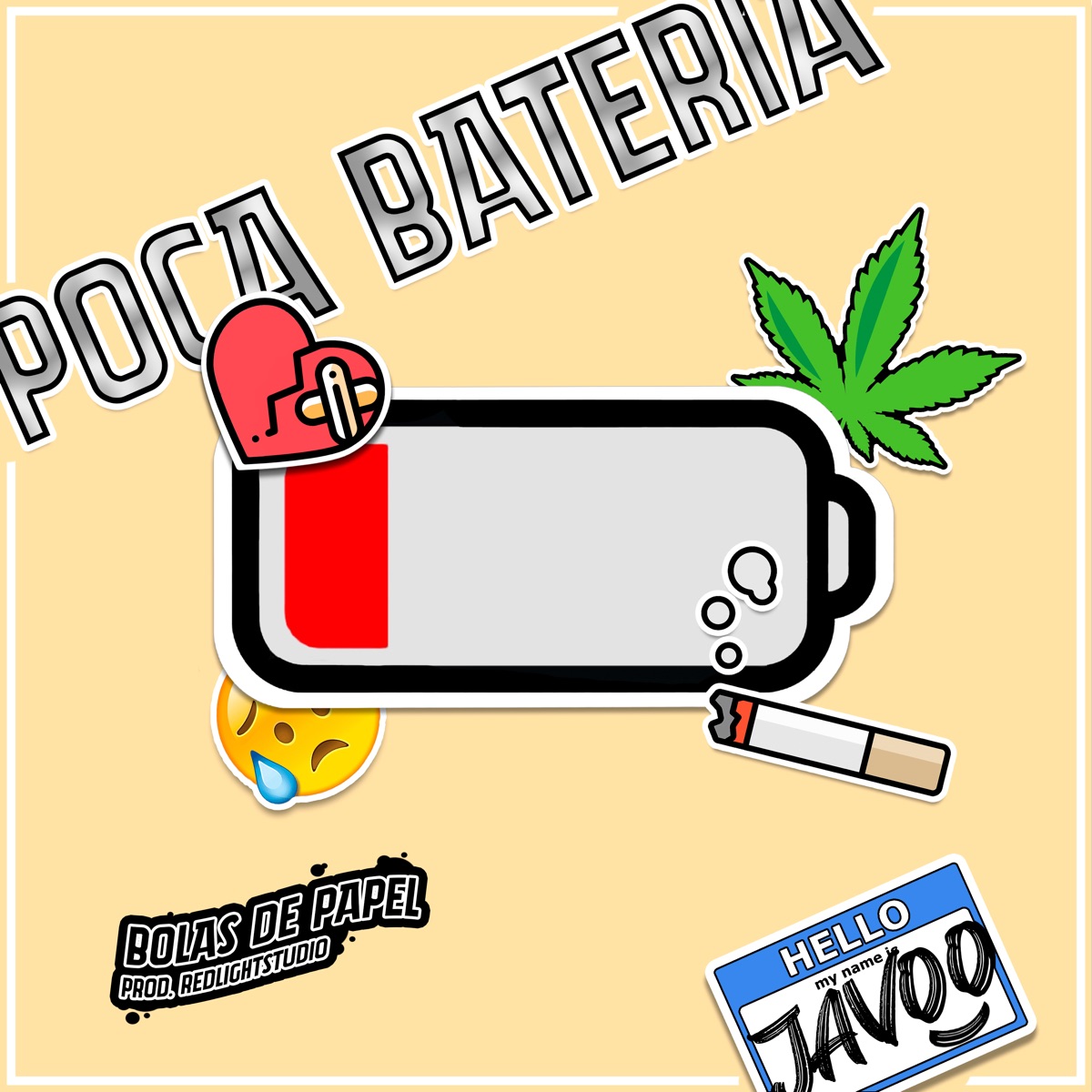 Bolas de Papel - Single by Javoo & Red Light Studio album cover