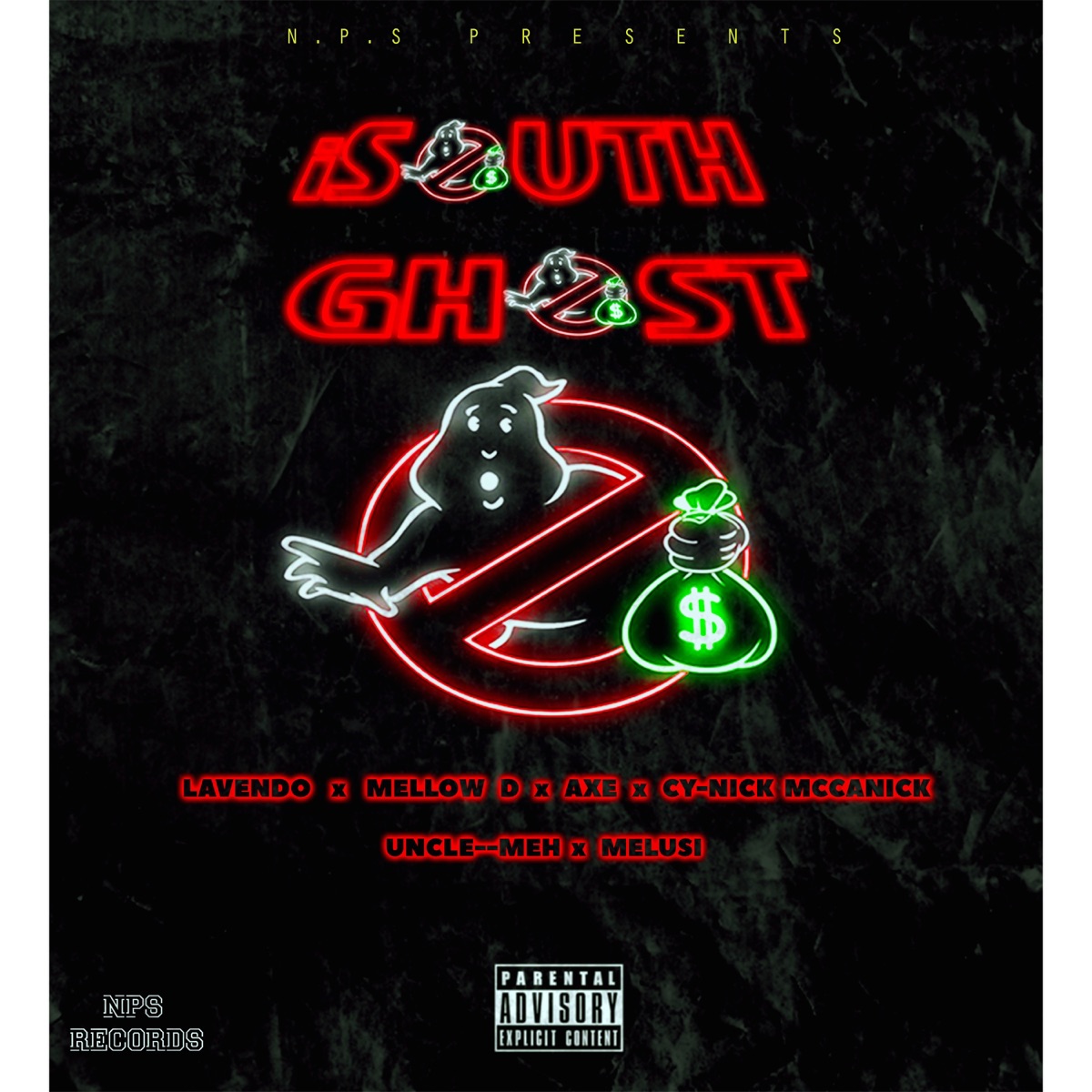 iSouth Ghost - Single by Lavendo, Mellow D, AxE, Cy-Nick Mccanick, Uncle-Meh & Melusi S. album cover
