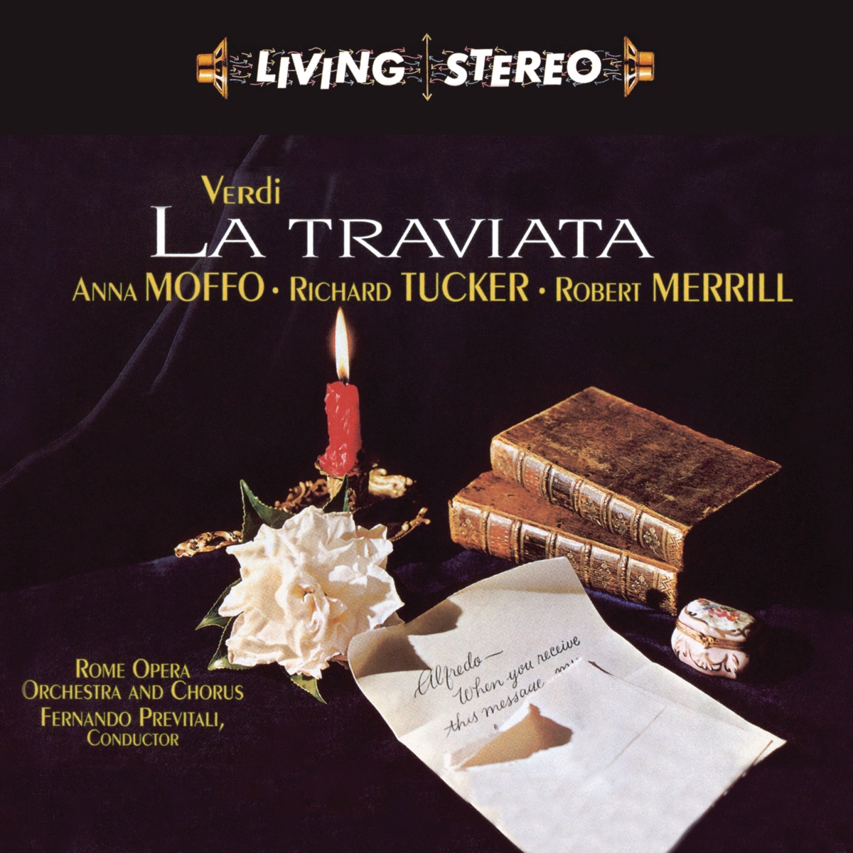 Verdi: La Traviata by Anna Moffo, Orchestra of the Rome Opera House & Fernando Previtali album cover