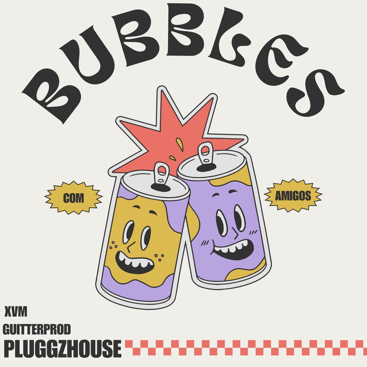 BUBBLES - Single by PluggzHouse, Guitter Prod & XVM album cover