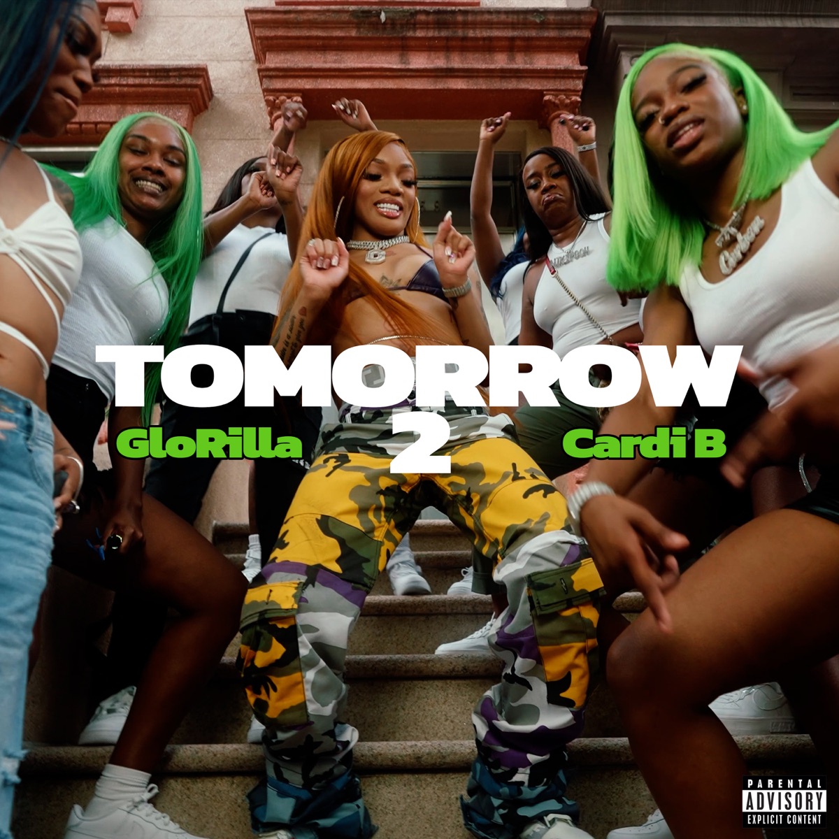 Tomorrow 2 - Single by GloRilla & Cardi B album cover artwork