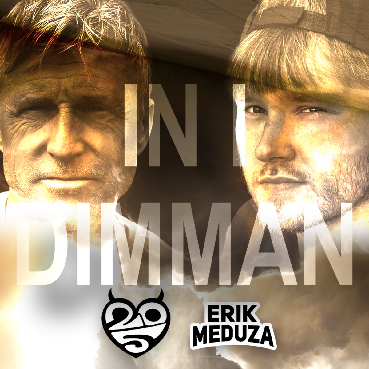 In i dimman - Single by 250 kg kärlek & Erik Meduza album cover