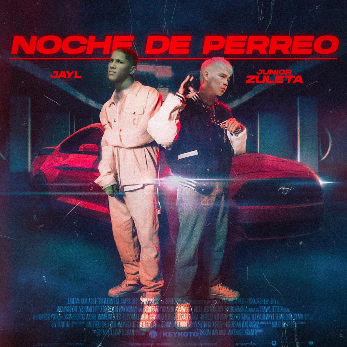 NOCHE DE PERREO - Single by Junior Zuleta & Jay.L album cover