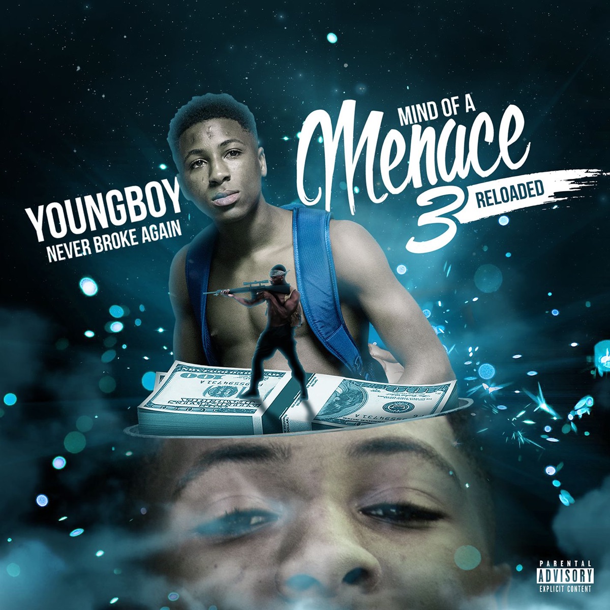 Mind of a Menace 3 Reloaded by YoungBoy Never Broke Again album cover artwork
