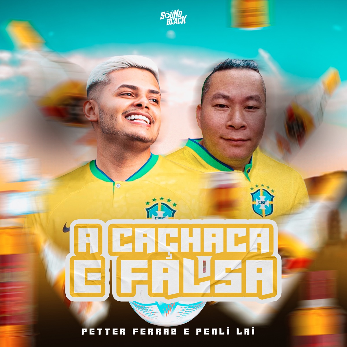 A Cachaça É Falsa - Single by Petter Ferraz & Penli Lai album cover