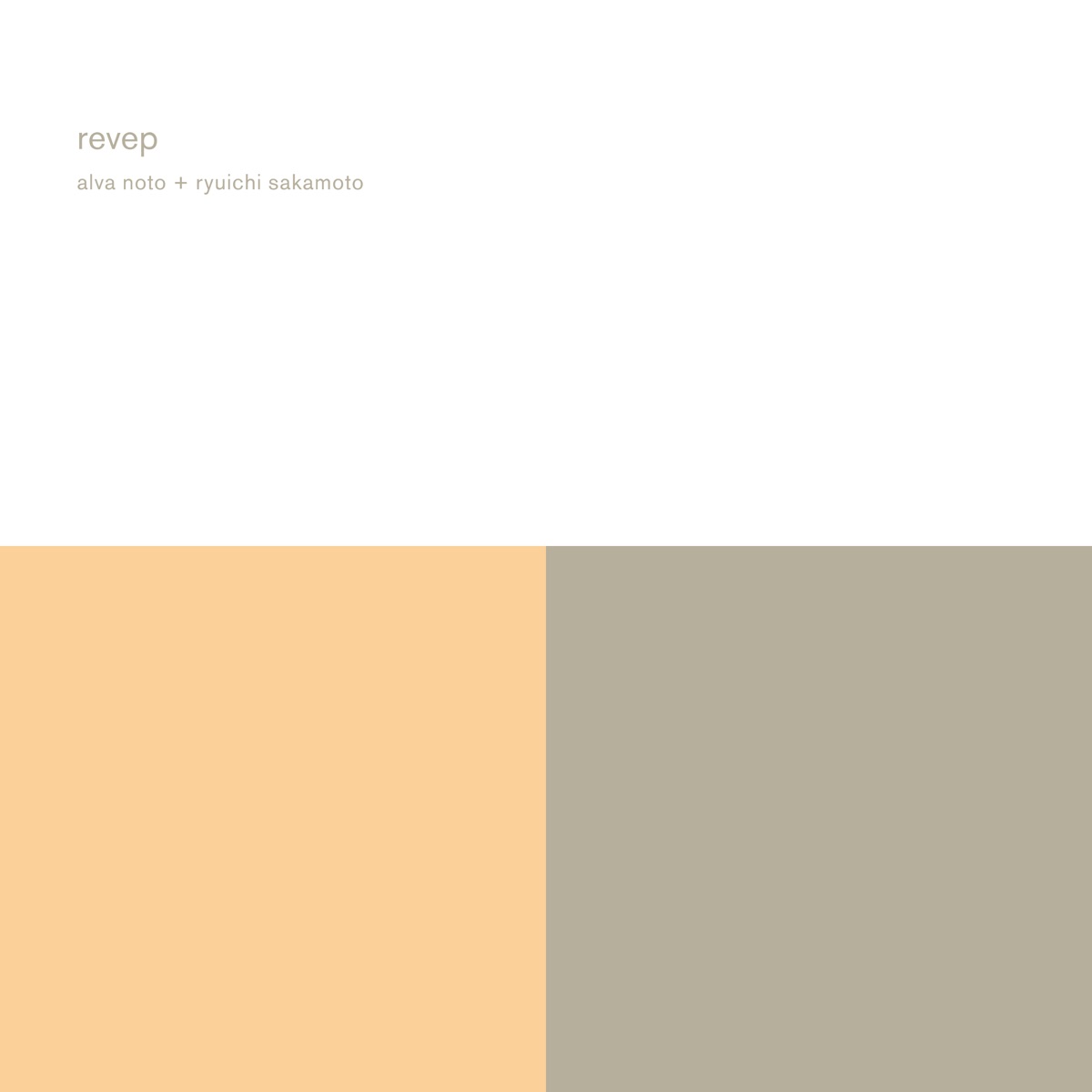 Revep (Remaster) by Alva Noto & Ryuichi Sakamoto album cover