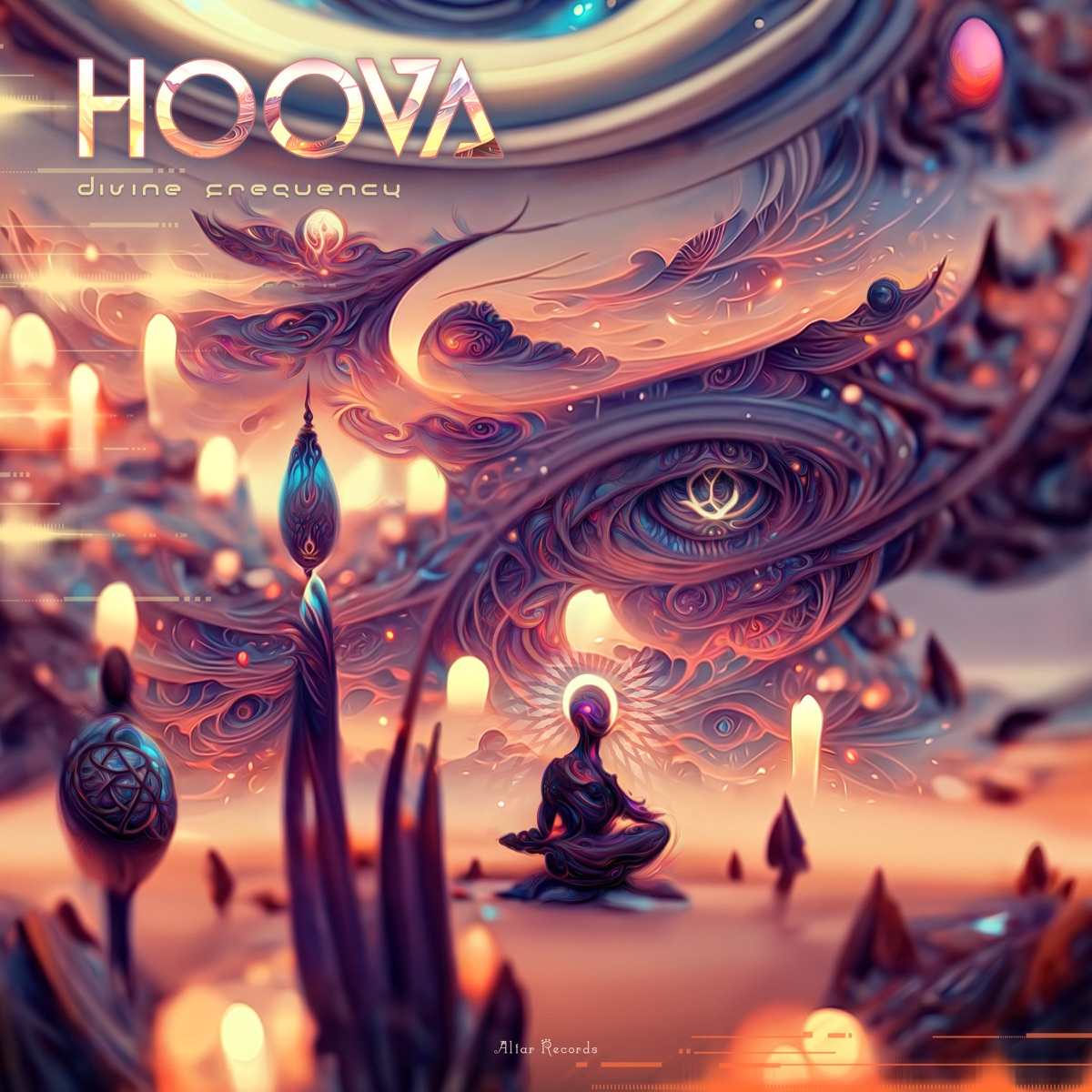 Divine Frequency by Hoova album cover