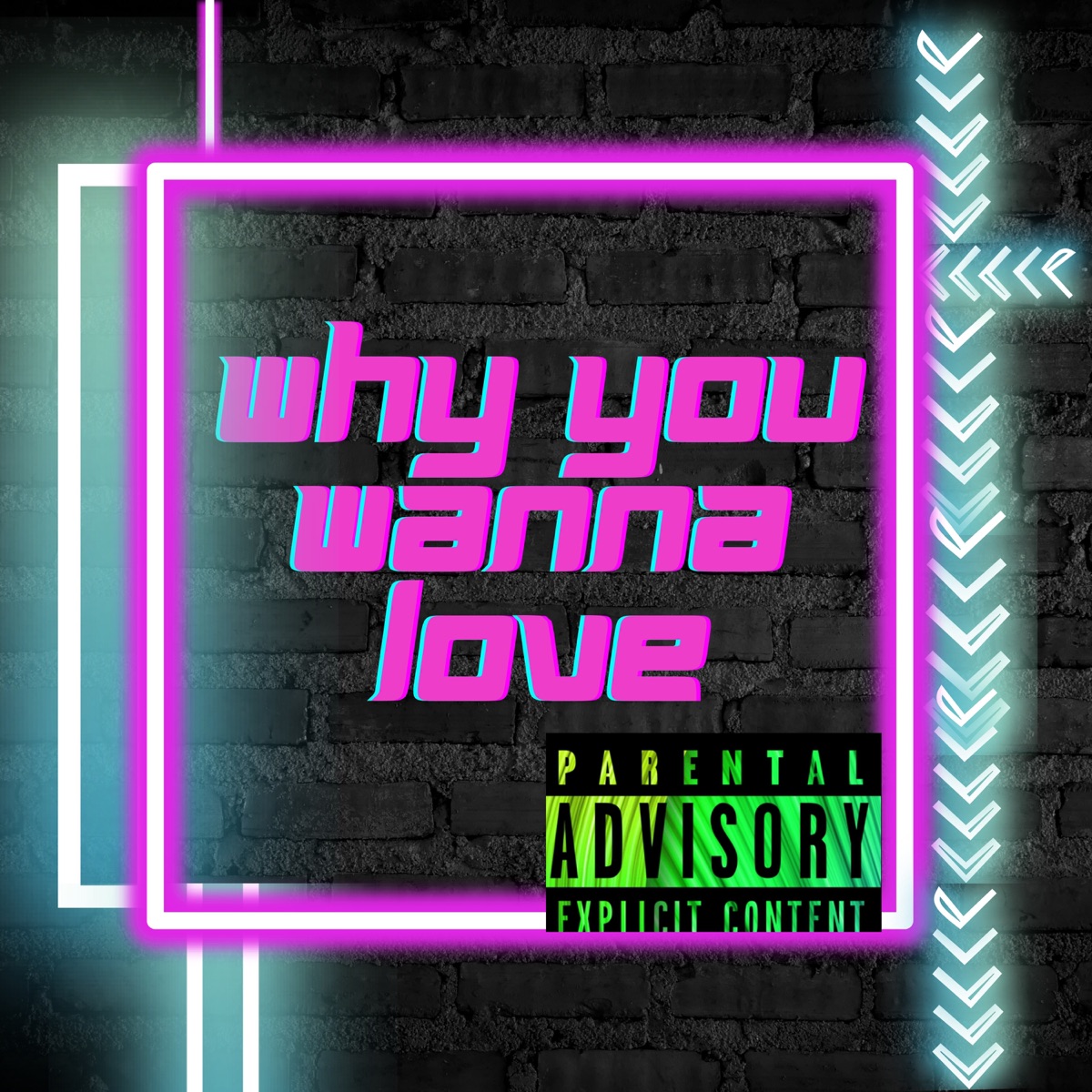 WHY YOU WANNA LOVE (Radio Edit) - Single by LADY BUD album cover
