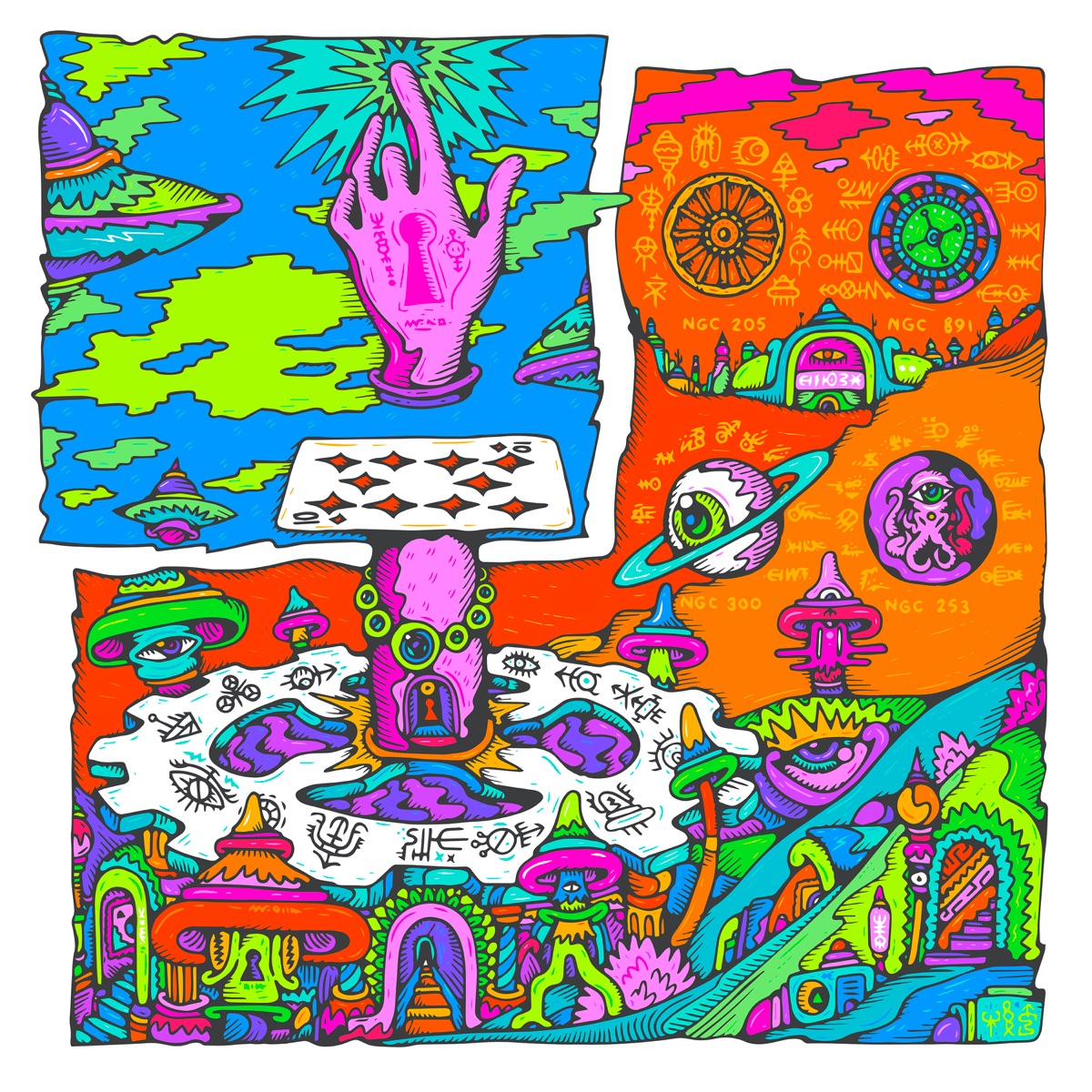 Garcia (Remixed) by Jerry Garcia & LP Giobbi album cover