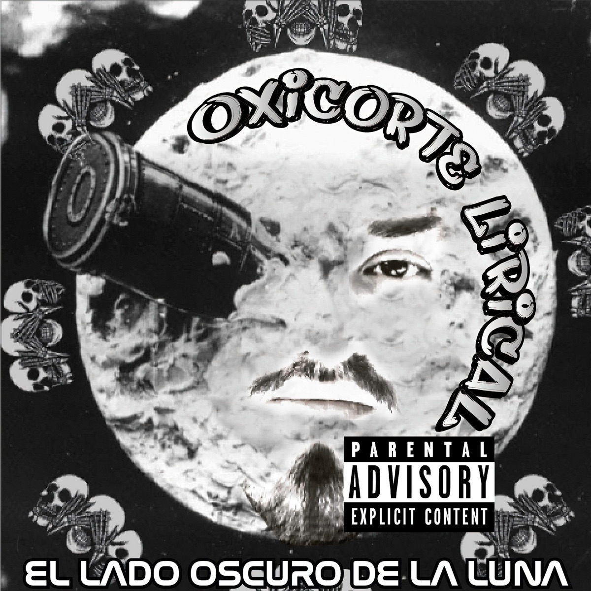 El Lado Oscuro de la Luna - Single by Oxicorte Lirical album cover
