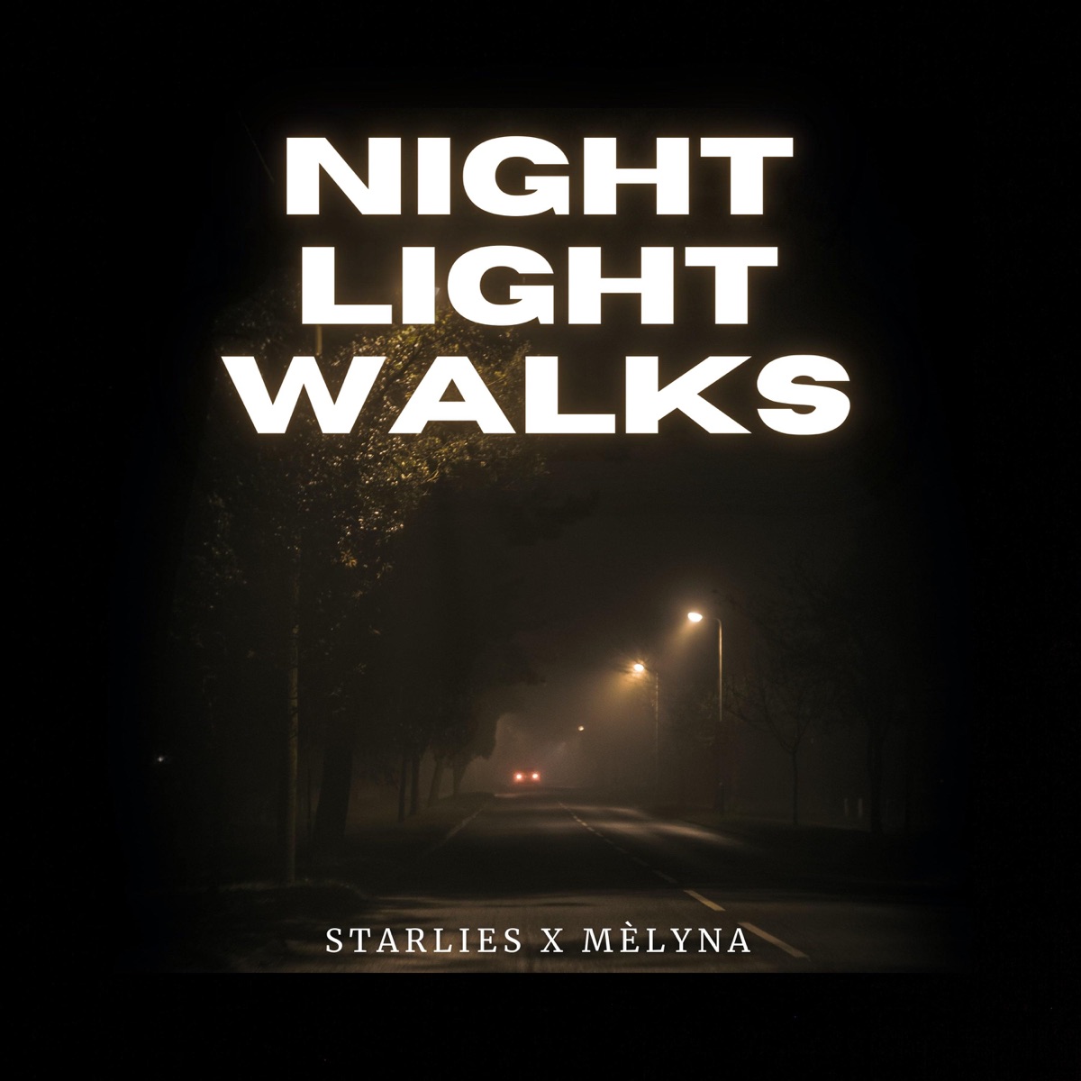 Nightlight Walks - Single by Starlies & mėlyna album cover