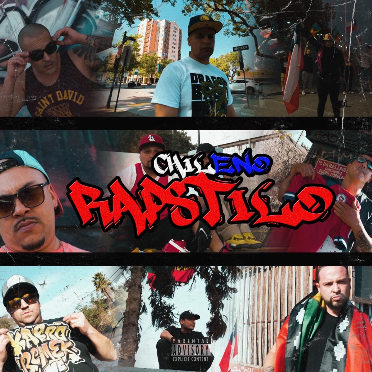 Chileno Rapstilo (feat. Franky Golpez, Mc ReMek, Cristhug, Hazek West, Miky Monster, Bsr, Mc Beriana & 3l Letal) - Single by Cortaz Patas album cover