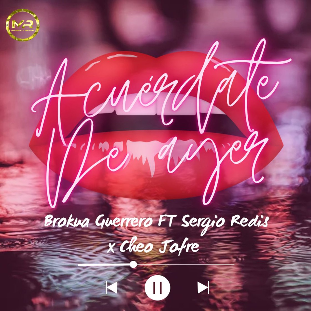 Acuérdate de Ayer (feat. Sergio Redis & Cheo Jofre) - Single by Brokua Guerrero album cover