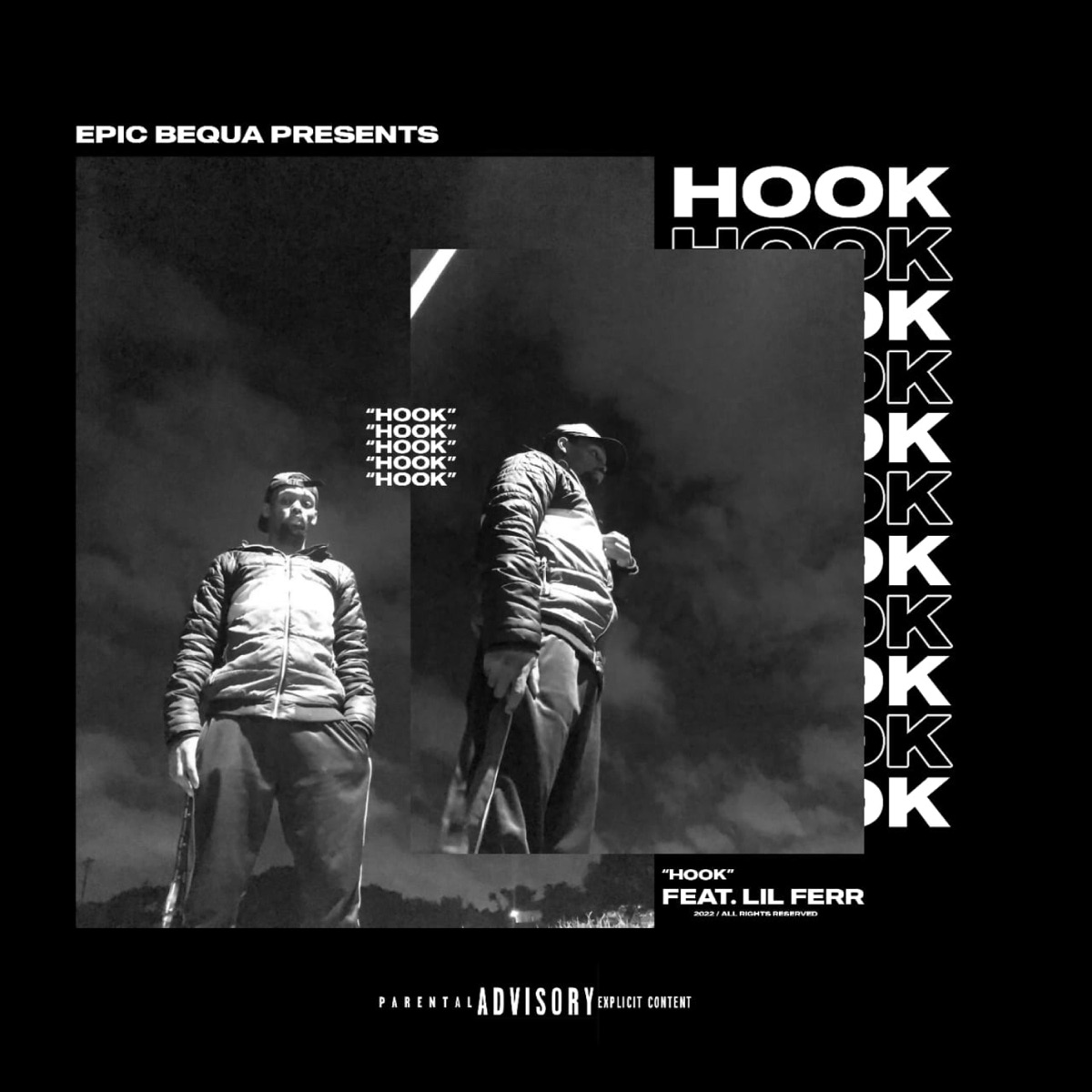 Hook (feat. Lil Ferr) - Single by Epic Bequa album cover