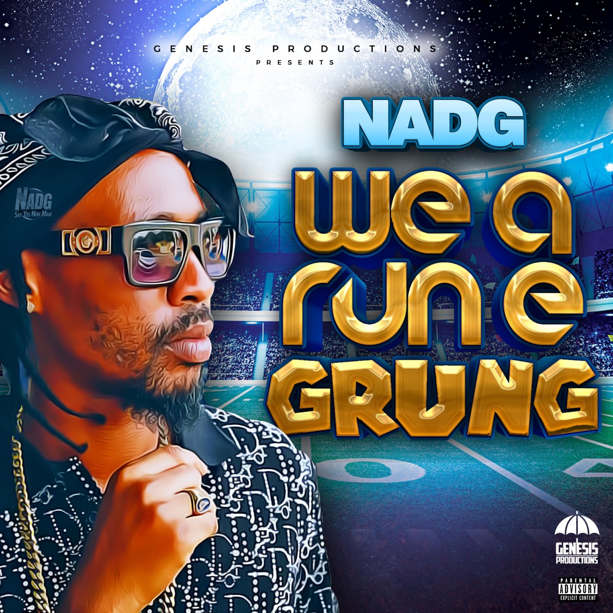We a Run E Grung (feat. Dj Genesis) - Single by Nadg album cover