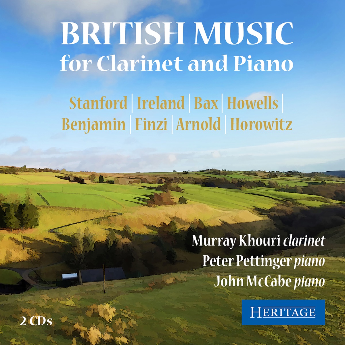British Music for Clarinet and Piano by Murray Khouri, Murray Khouri / John McCabe / Peter Pettinger & John McCabe album cover