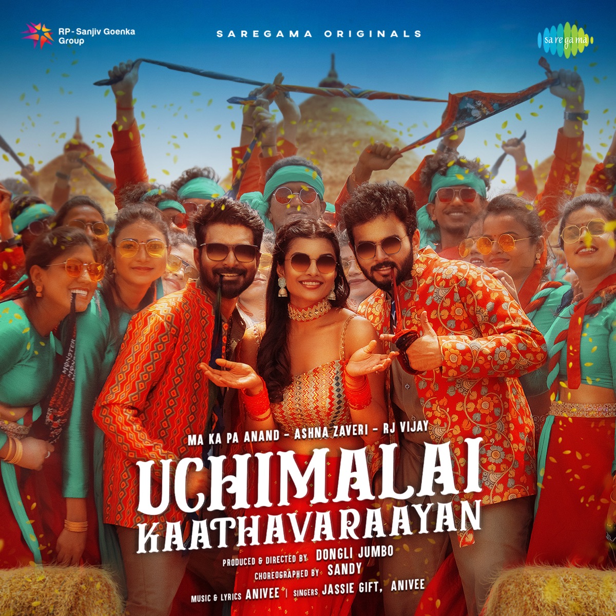 Uchimalai Kaathavaraayan - Single by Jassie Gift & Anivee album cover