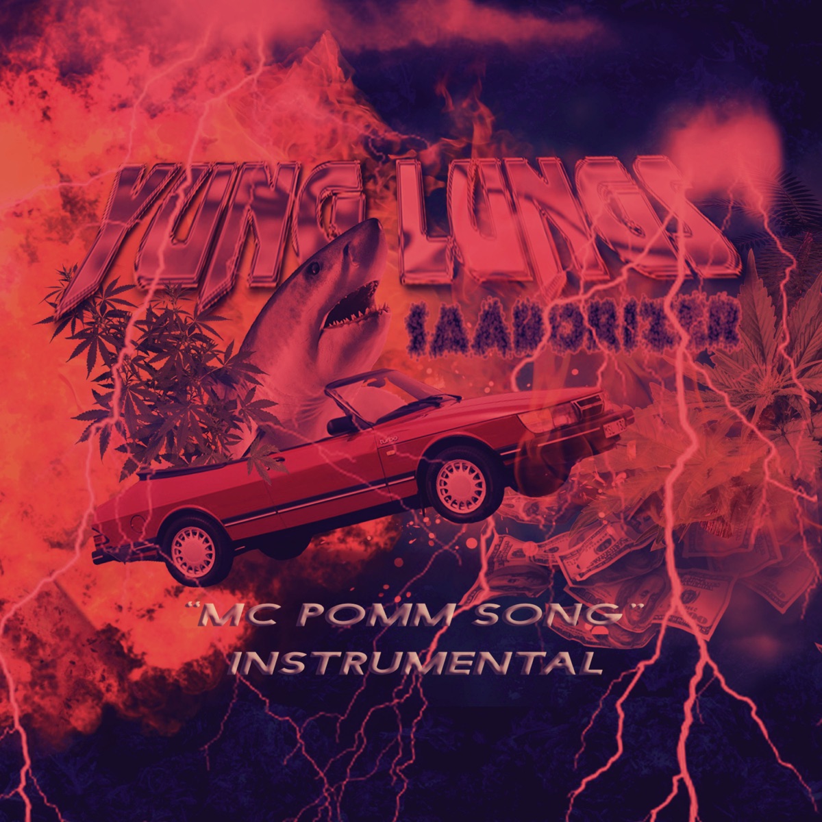 MC Pomm Song (Instrumental) [feat. Sonne Ra] - Single by Defekto, doZ9 & Yung Lungz album cover