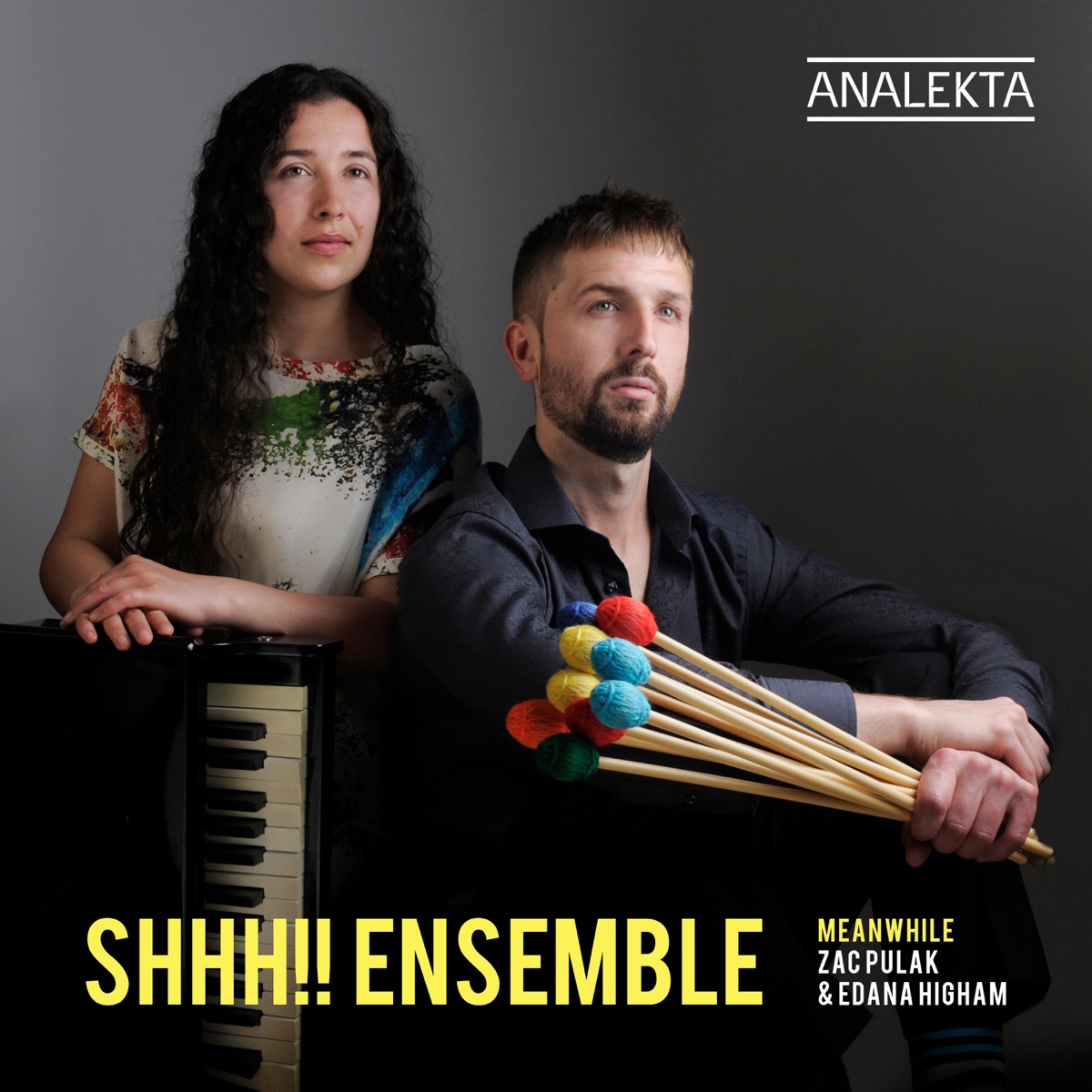 Meanwhile by SHHH!! Ensemble album cover